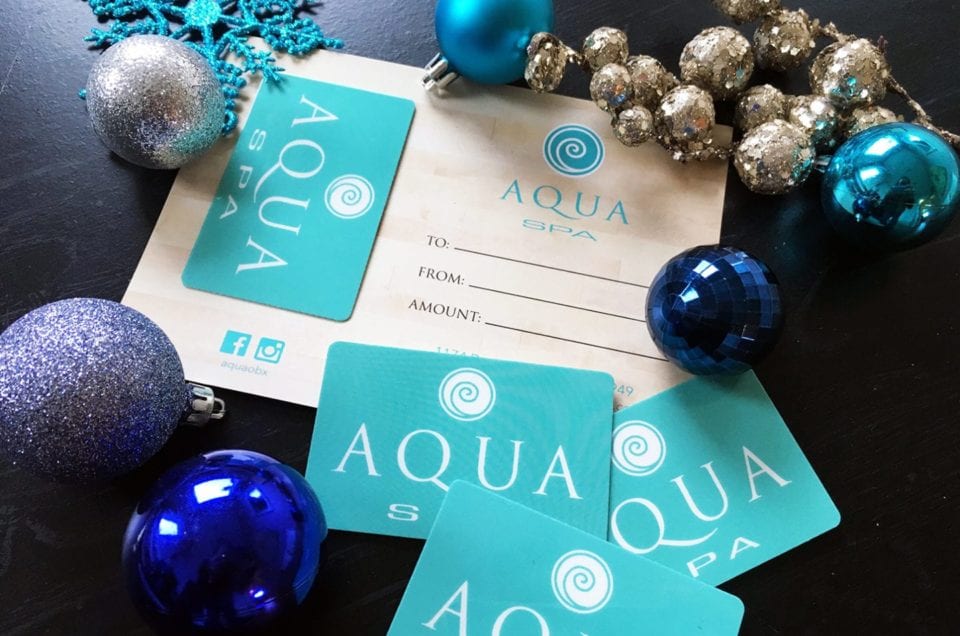 AQUA Spa Gift Cards