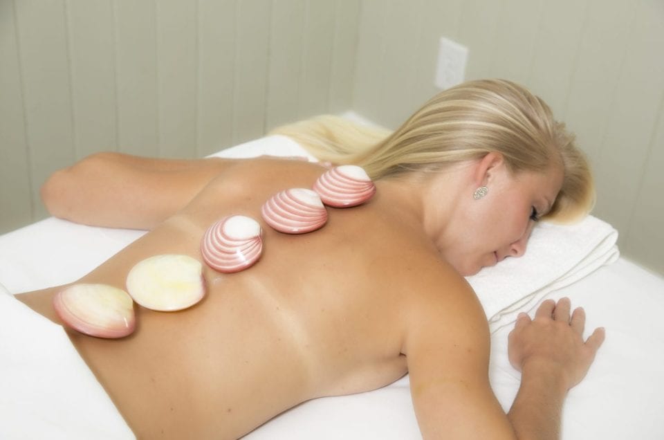 Massage with Hot Stones for Wellness Wednesday at AQUA Spa